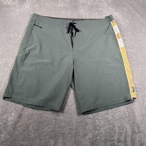 Florence Marine X Hurley Phantom Boardshorts Mens 38 Green Pocket Surf